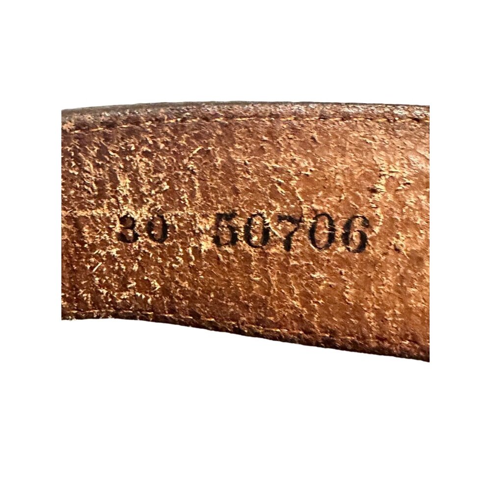 Silver Creek Classics Brown Belt with Faux Tiger's Eye and Silver Tone Buckle - Picture 7 of 7